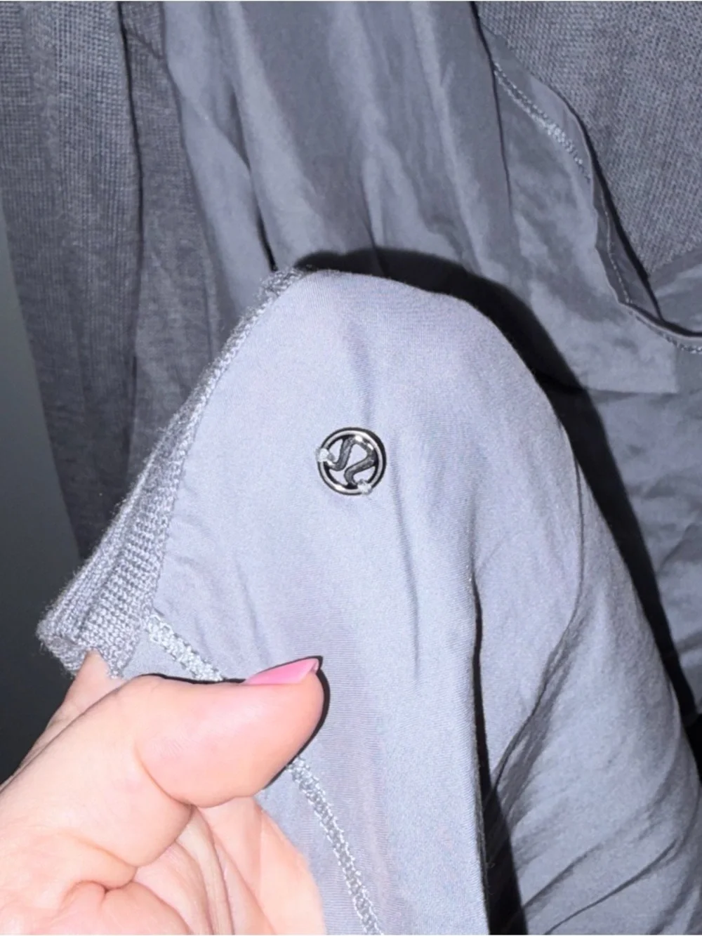 Lululemon Unity Pullover Sweater Drop Back Heathered Fossil Gray Size 10
